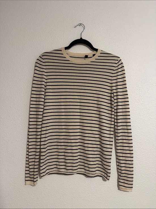 ATM Anthony Thomas Melillo Sweaters - ATM Striped Lightweight Silk/Wool/ Cashmere Sweater
